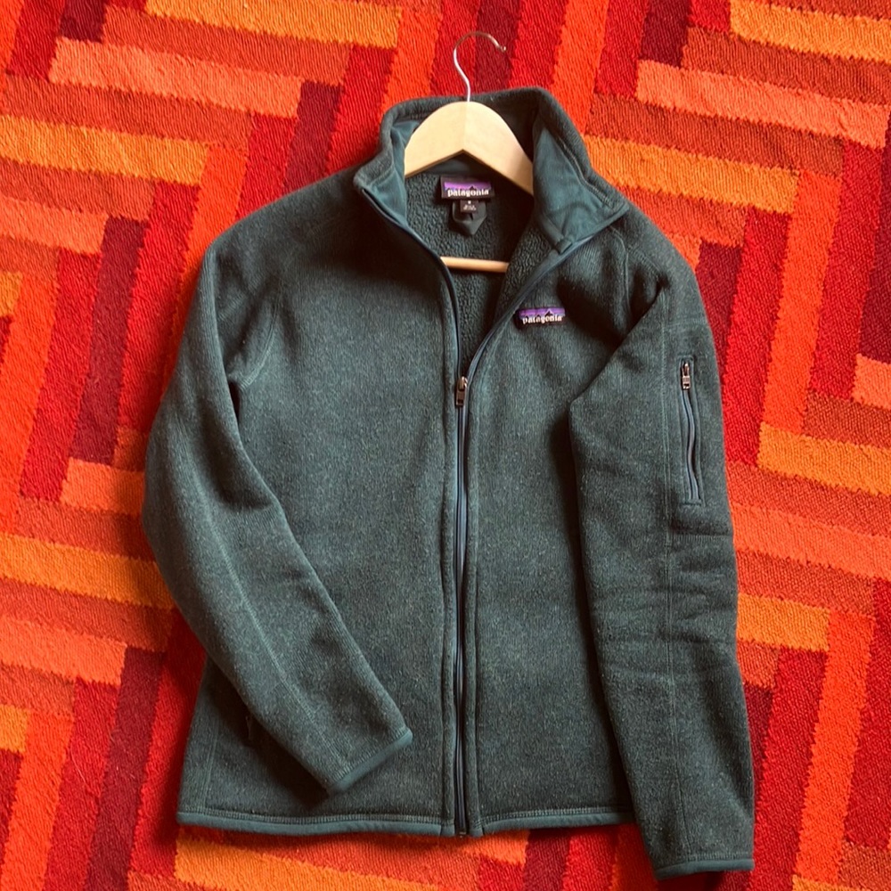 Patagonia better sweater dark green